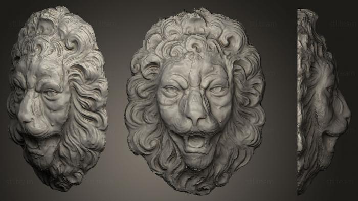 3D model Venetian Lion Head (STL)